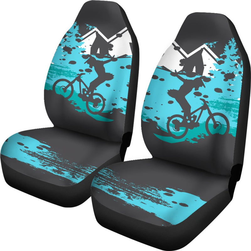 Mountain Bike Design Universal Fit Car Seat Covers