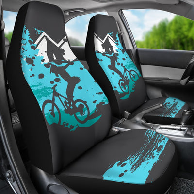 Mountain Bike Design Universal Fit Car Seat Covers