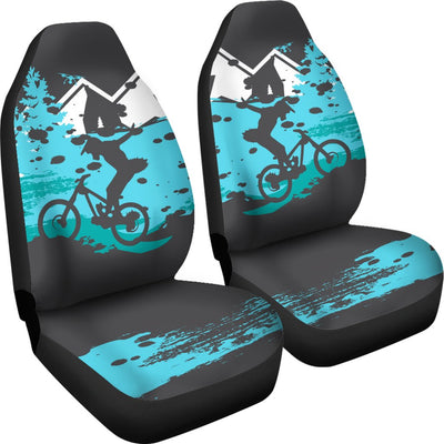Mountain Bike Design Universal Fit Car Seat Covers
