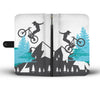 Mountain Bike Design Wallet Phone Case