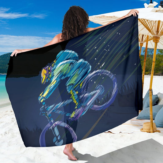Mountain Bike Downhill Beach Sarong Pareo Wrap