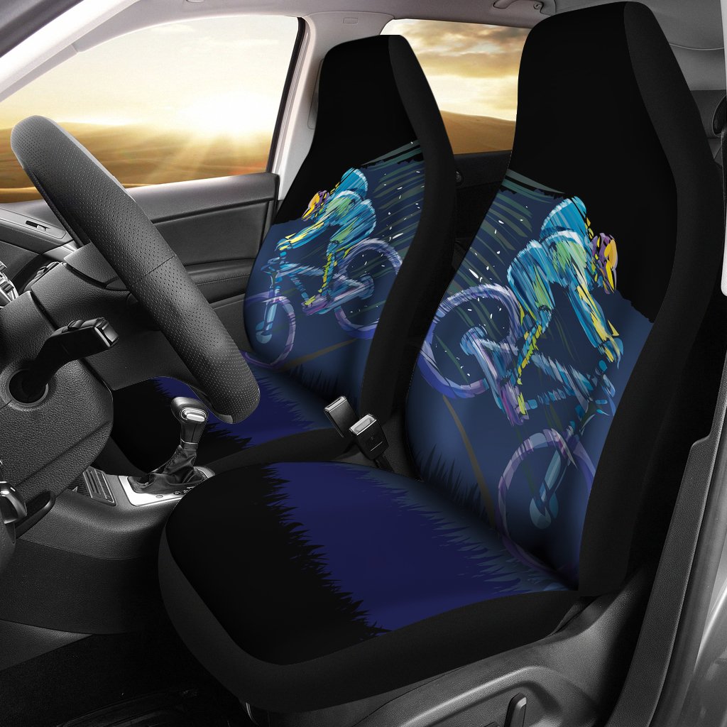 Mountain Bike Downhill Universal Fit Car Seat Covers