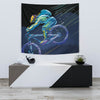 Mountain Bike Downhill Wall Tapestry