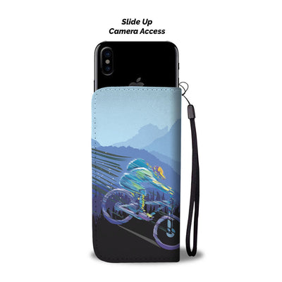 Mountain Bike Downhill Wallet Phone Case