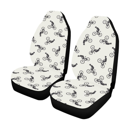 Mountain bike Pattern Print Design 01 Car Seat Covers (Set of 2)-JORJUNE.COM