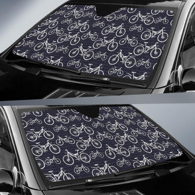 Mountain bike Pattern Print Design 02 Car Sun Shades-JORJUNE.COM