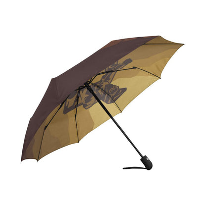 Mountain Bike Print Automatic Foldable Umbrella