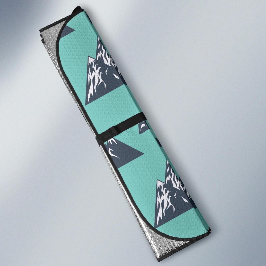Mountain Pattern Print Design 01 Car Sun Shades-JORJUNE.COM