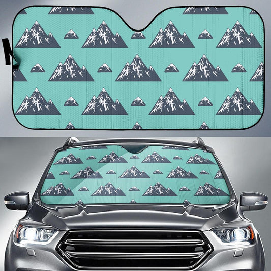 Mountain Pattern Print Design 01 Car Sun Shades-JORJUNE.COM