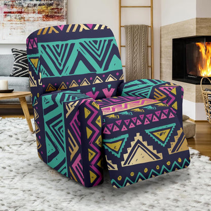 Multicolor Tribal aztec Recliner Slipcover-JORJUNE.COM