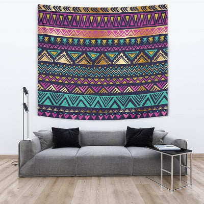 Multicolor Tribal aztec Wall Tapestry