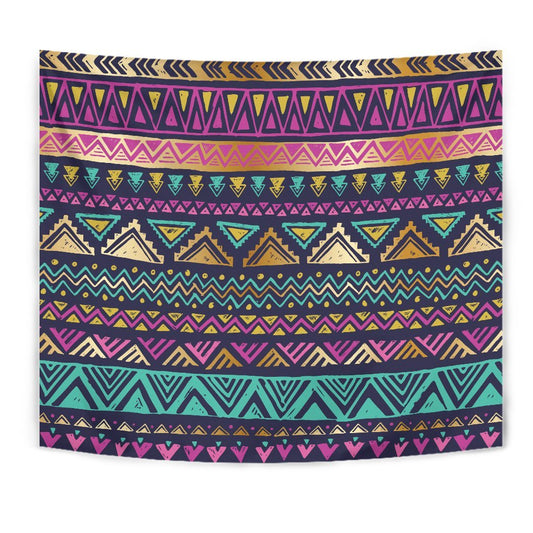 Multicolor Tribal aztec Wall Tapestry