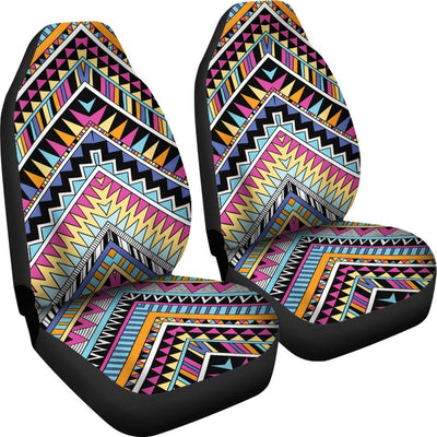 Multicolor zigzag Tribal Aztec Universal Fit Car Seat Covers