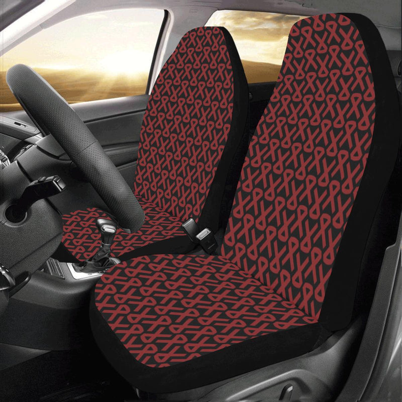 Multiple myeloma Pattern Print Design A01 Car Seat Covers (Set of 2)-JORJUNE.COM