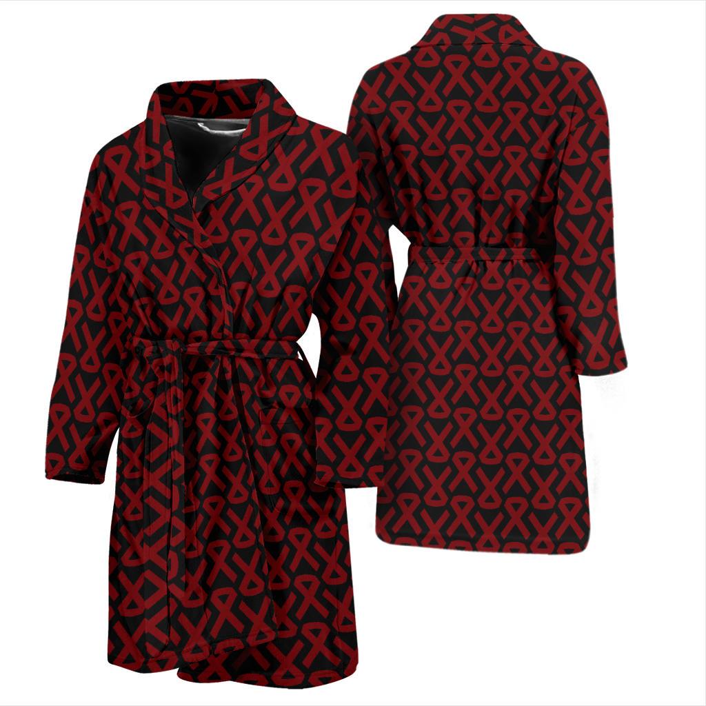 Multiple myeloma Pattern Print Design A01 Men Bathrobe-JORJUNE.COM
