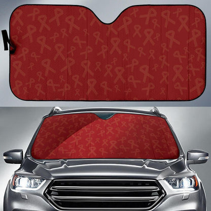 Multiple myeloma Pattern Print Design A02 Car Sun Shades-JORJUNE.COM