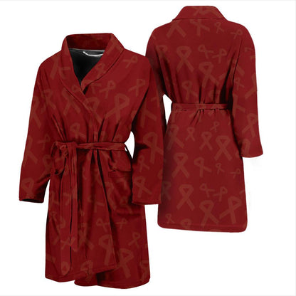 Multiple myeloma Pattern Print Design A02 Men Bathrobe-JORJUNE.COM
