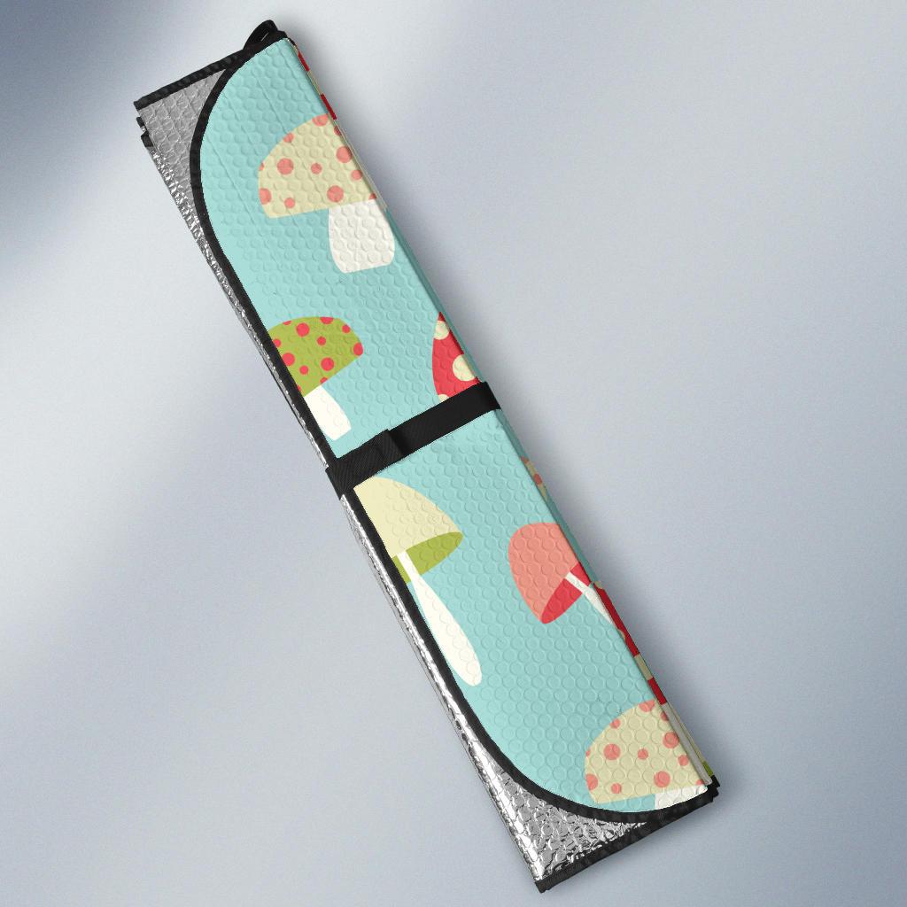 Mushroom Pattern Print Design A01 Car Sun Shades-JORJUNE.COM