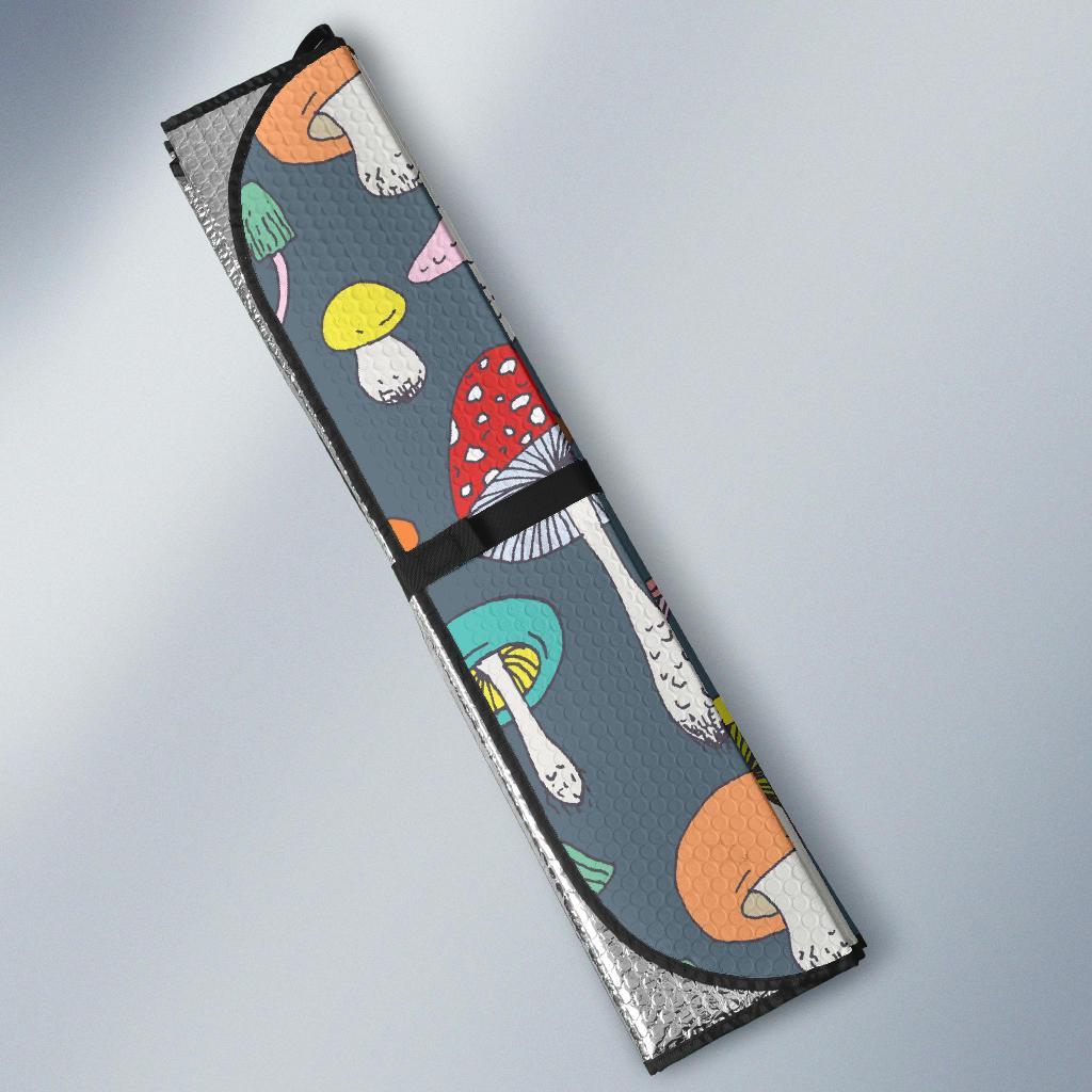 Mushroom Pattern Print Design A03 Car Sun Shades-JORJUNE.COM