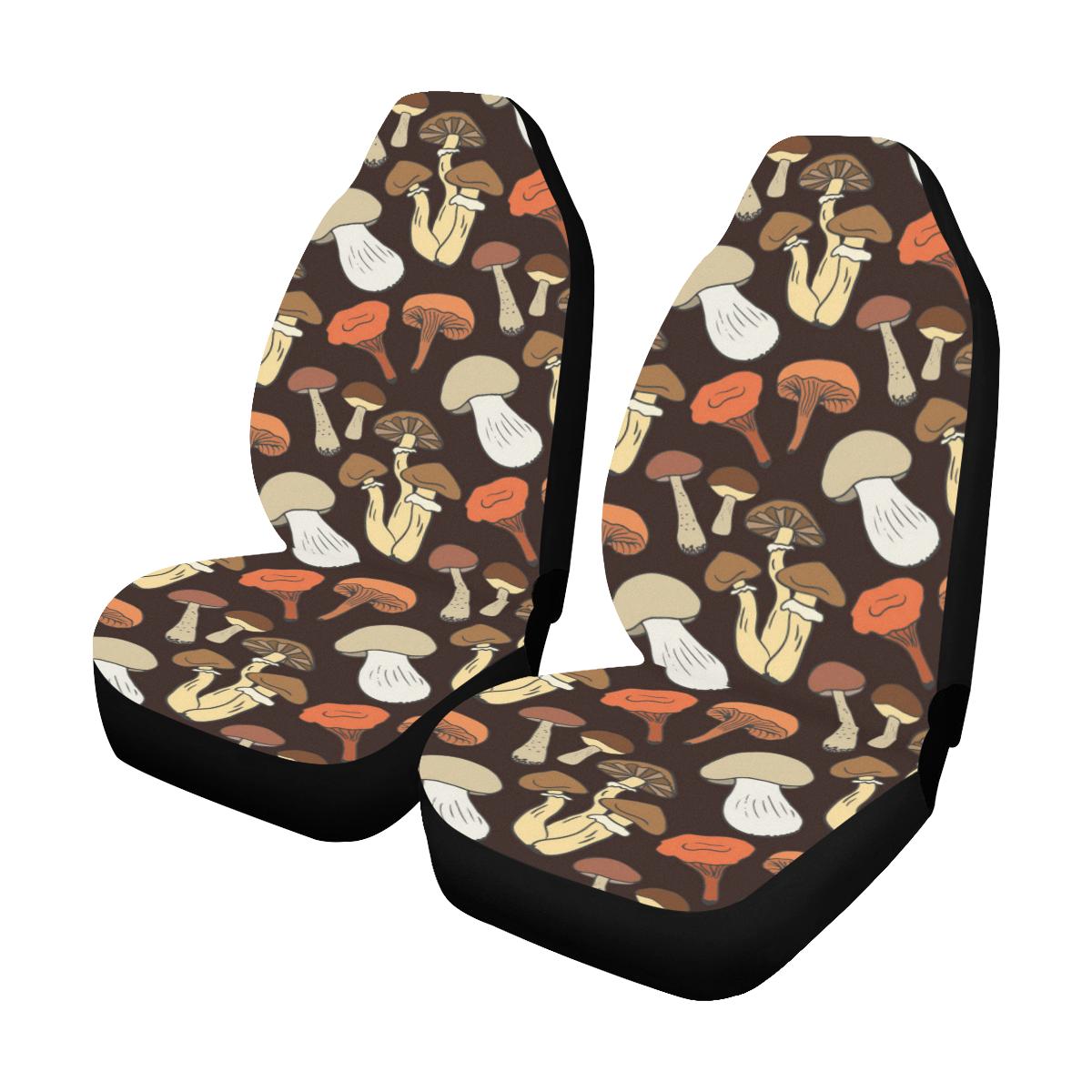 Mushroom Pattern Print Design A05 Car Seat Covers (Set of 2)-JORJUNE.COM