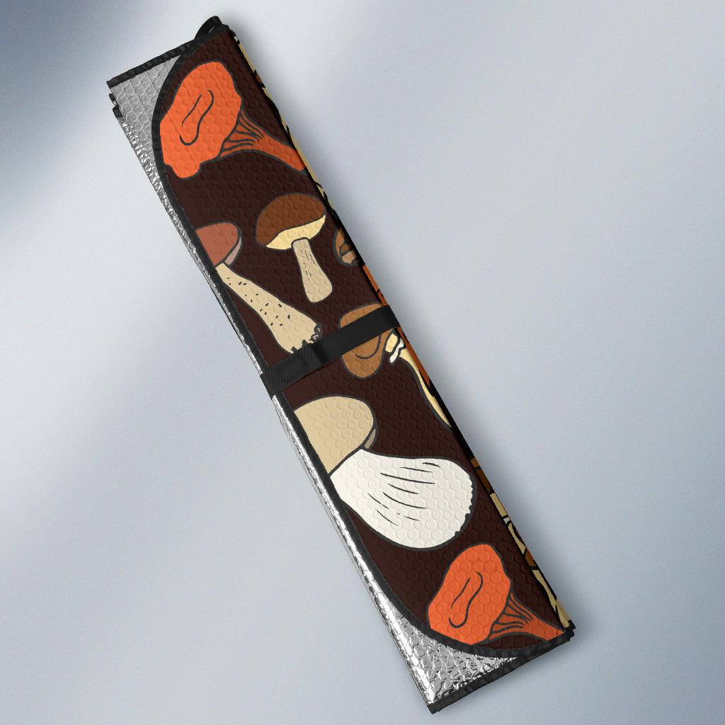 Mushroom Pattern Print Design A05 Car Sun Shades-JORJUNE.COM
