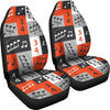 Music Note Design Themed Print Universal Fit Car Seat Covers