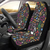 Music note Pattern Print Design A01 Car Seat Covers (Set of 2)-JORJUNE.COM