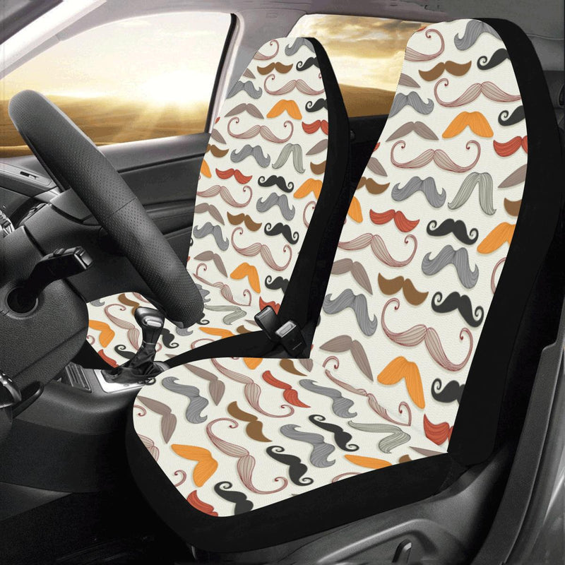 Mustache Pattern Print Design A02 Car Seat Covers (Set of 2)-JORJUNE.COM