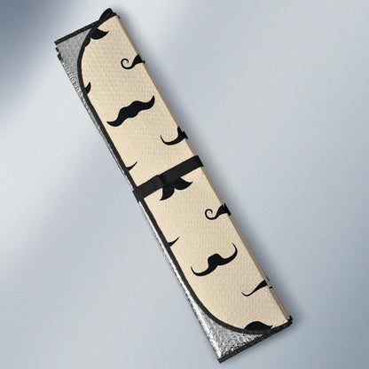 Mustache Pattern Print Design A03 Car Sun Shades-JORJUNE.COM