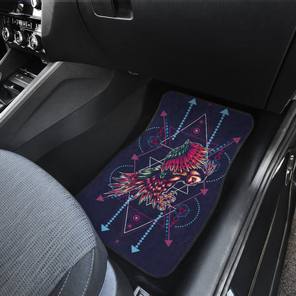 Mythical Owl Geometric Car Floor Mats
