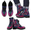 Mythical Owl Geometric Women & Men Leather Boots