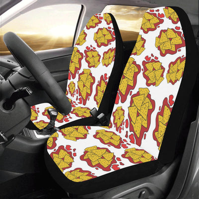 Nachos Pattern Print Design A03 Car Seat Covers (Set of 2)-JORJUNE.COM