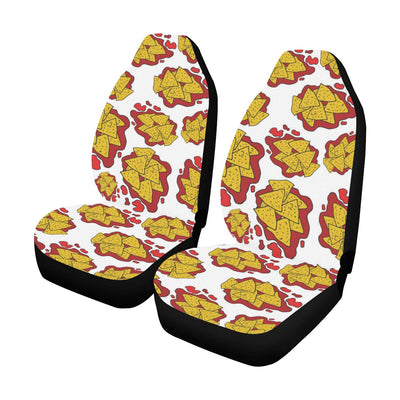 Nachos Pattern Print Design A03 Car Seat Covers (Set of 2)-JORJUNE.COM