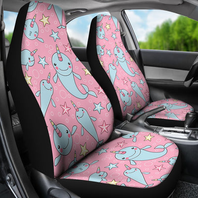 Narwhal Cartoon Cute Print Universal Fit Car Seat Covers