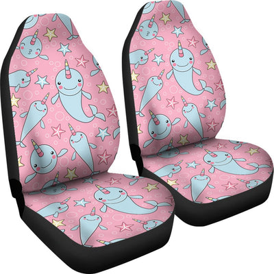 Narwhal Cartoon Cute Print Universal Fit Car Seat Covers