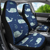 Narwhal Design Print Universal Fit Car Seat Covers