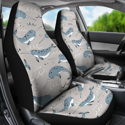 Narwhal Pattern Print Universal Fit Car Seat Covers