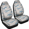 Narwhal Pattern Print Universal Fit Car Seat Covers