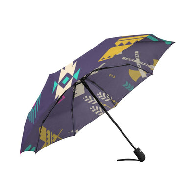 Native American Eagle Indian Pattern Automatic Foldable Umbrella