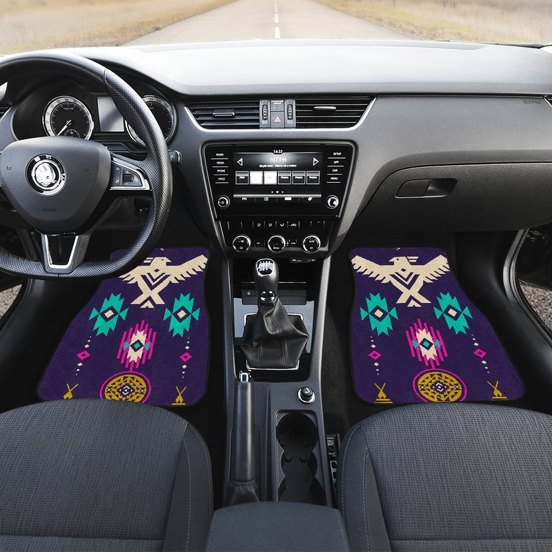 Native American Eagle Indian Pattern Car Floor Mats