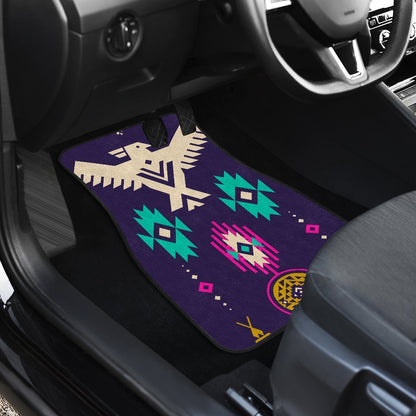 Native American Eagle Indian Pattern Car Floor Mats