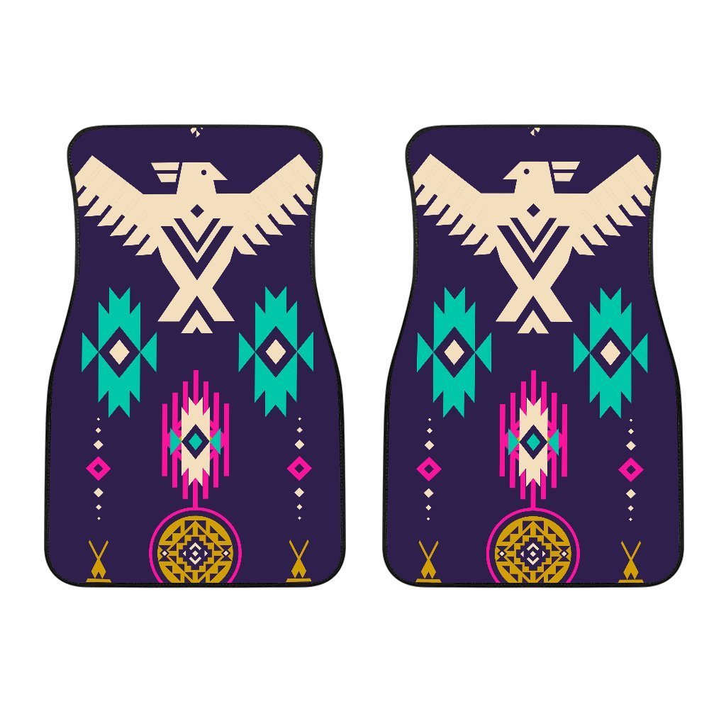 Native American Eagle Indian Pattern Car Floor Mats