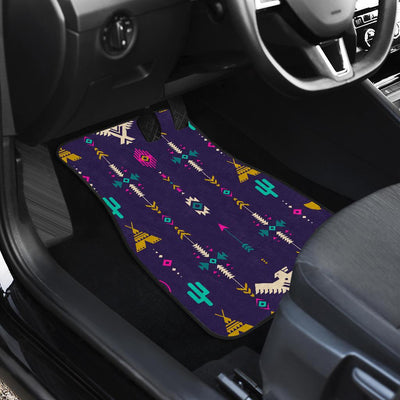 Native American Eagle Indian Pattern Front and Back Car Floor Mats