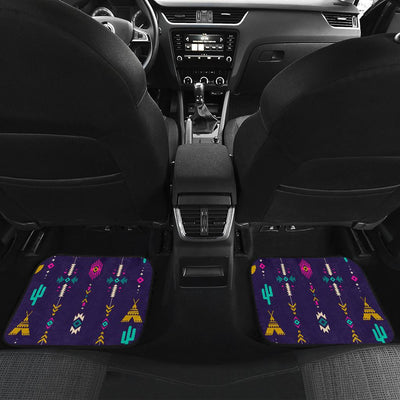 Native American Eagle Indian Pattern Front and Back Car Floor Mats