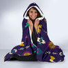 Native American Eagle Indian Pattern Hooded Blanket-JORJUNE.COM