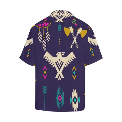 Native American Eagle Indian Pattern Men Hawaiian Shirt