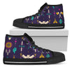 Native American Eagle Indian Pattern Men High Top Shoes