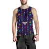 Native American Eagle Indian Pattern Men Tank Top