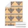 Native American Eagle Pattern Fleece Blanket