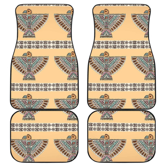 Native American Eagle Pattern Front and Back Car Floor Mats